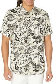 GUESS Men39s Eco Rayon Locked Garden Shirt at Mens Clothing store at Amazon