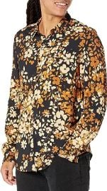 GUESS Men39s Long Sleeve Eco Rayon Urban Bloom Shirt at Mens Clothing store at Amazon