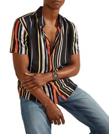 GUESS Mens Eco Hampton Striped Shirt  Reviews - Casual Button-Down Shirts - Men - Macys at Macys