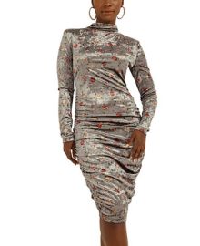 GUESS Printed Velour Sheath Dress  Reviews - Dresses - Women - Macys at Macys