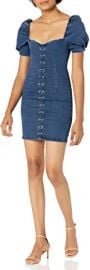 GUESS Women39s Courtney Lace Up Mini Denim Dress at  Womens Clothing store at Amazon