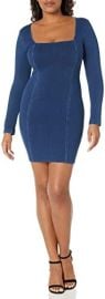 GUESS Women39s Vivian Ls Bodycon Dress at Womens Clothing store at Amazon