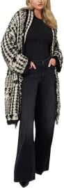 GUESS Womenx27s Long Sleeve Fringed Patchwork Lee Cardigan at Womens Clothing store at Amazon