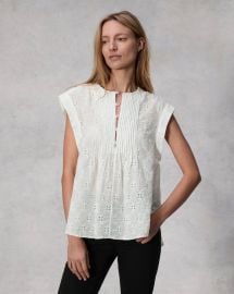 Gabby Embroidered Top - White rag amp bone at Rag & Bone