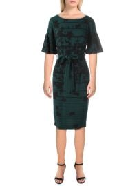 Gabby Skye Womens Floral Striped Wear to Work Dress - at Walmart.com