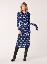 Gabel Merino Wool Belted Dress at Diane von Furstenberg