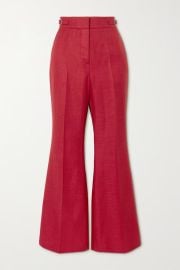 Gabriel Woven Flared Pants by Gabriela Hearst at Net A Porter