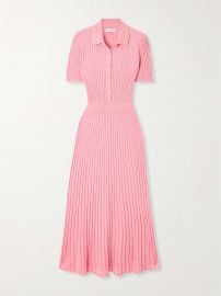Gabriela Hearst Amor Ribbed Cashmere Midi Dress at Net a Porter