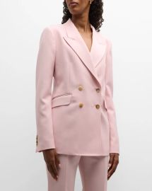 Gabriela Hearst Angela Wool Blazer Jacket at Neiman Marcus