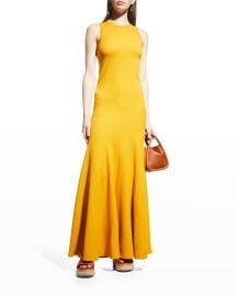 Gabriela Hearst Fiori Fit-and-Flare Wool Dress at Neiman Marcus