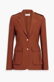 Gabriela Hearst Louisa wool and silk blend twill blazer at The Outnet