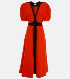 Gabriela Hearst Luz wool cr pe midi dress at Mytheresa