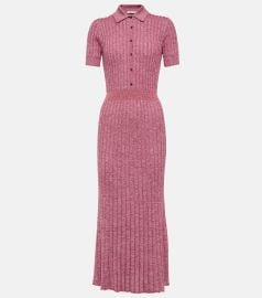 Gabriela Hearst Pleated Cashmere and Silk Midi Dress at Mytheresa