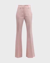 Gabriela Hearst Rhein Flared Wool Trousers at Neiman Marcus