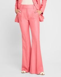 Gabriela Hearst Rhein Mid-Rise Wide-Leg Crepe Pants at Neiman Marcus