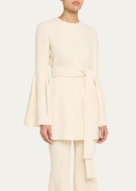 Gabriela Hearst Shandon Belted Wool Tunic - at Bergdorf Goodman