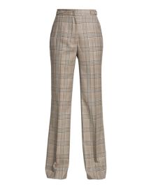 Gabriela Hearst Vesta Plaid Wool Pants at Neiman Marcus