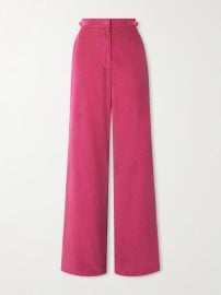 Gabriela Hearst Vesta cotton corduroy straight leg pants at Net a Porter