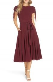 Gal Meets Glam Collection Bette Pleated Midi Dress  Nordstrom Exclusive    Nordstrom at Nordstrom