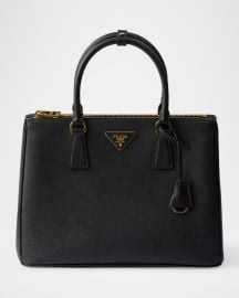 Galleria Large Saffiano Leather Top-Handle Bag at Neiman Marcus
