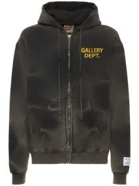 Gallery Dept Logo print Zipped Hoodie at Luisaviaroma