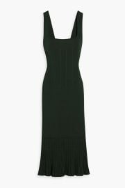 Galvan Atalanta flared hem midi dress at The Outnet