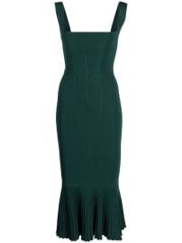 Galvan Atalanta flared hem midi dress at Farfetch