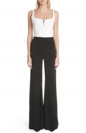 Galvan Eclipse Satin  amp  Matte Crepe Jumpsuit   Nordstrom at Nordstrom