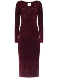 Galvan Freya Dress Red at Farfetch