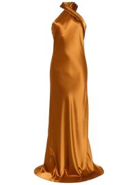 Galvan London Sienna Satin Gown - at Farfetch