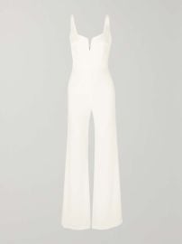 Galvan Paneled crepe jumpsuit at Net a Porter