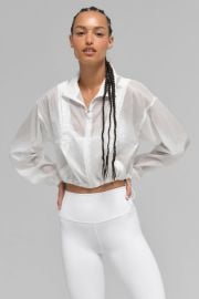 Game Time Full Zip Jacket - White ALO at Alo Yoga