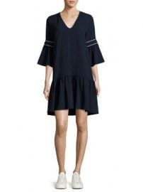 Ganni - Clark Bell Sleeve Dress at Saks Fifth Avenue