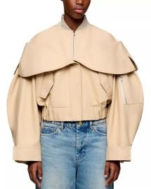Ganni Bomber Jacket in Warm Sand at Bloomingdales