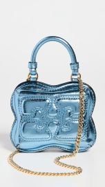 Ganni Butterfly metallic crossbody bag at Shopbop