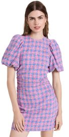 Ganni Check Suiting Mini Dress at Shopbop