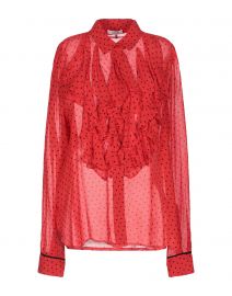 Ganni Patterened Blouse at Yoox