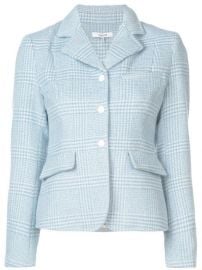 Ganni Plaid Blazer - Farfetch at Farfetch