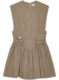 Ganni Polka dot print minidress at Farfetch