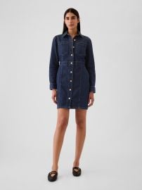 Gap Denim Mini Dress at Gap