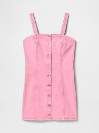 Gap Denim Mini Dress in french pink at Gap
