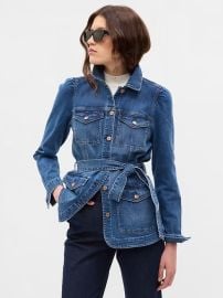 Gap Puff Sleeve Denim Jacket at Gap