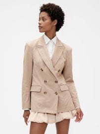 Gap Twill Double Breasted Tailored Blazer at Banana Republic