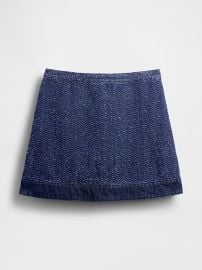 GapStudio Denim Tweed Mini Skirt Gap at GAP