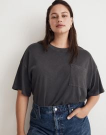 Garment-Dyed Oversized Pocket Tee at Madewell