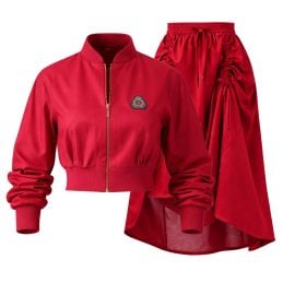 Garnet Ruched Set at Wolf & Badger