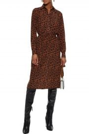 Gart belted leopard-print silk shirt dress at The Outnet