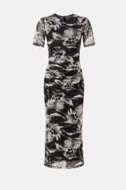 Gathered Mesh Dress by GANNI Rent the Runway at Rent the Runway