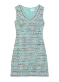 Gauzy Multi Yarn Tweed Dress St John Knits at St John Knits