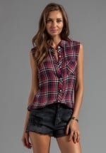 Gavin plaid shirt by Rails at Revolve